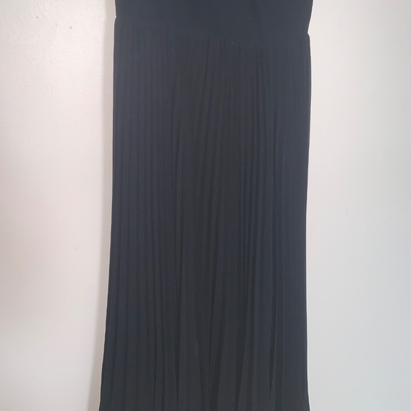Aritzia Wilfred Beaune Pleated Chiffon Midi Wrap Dress S - Picture 6 of 10